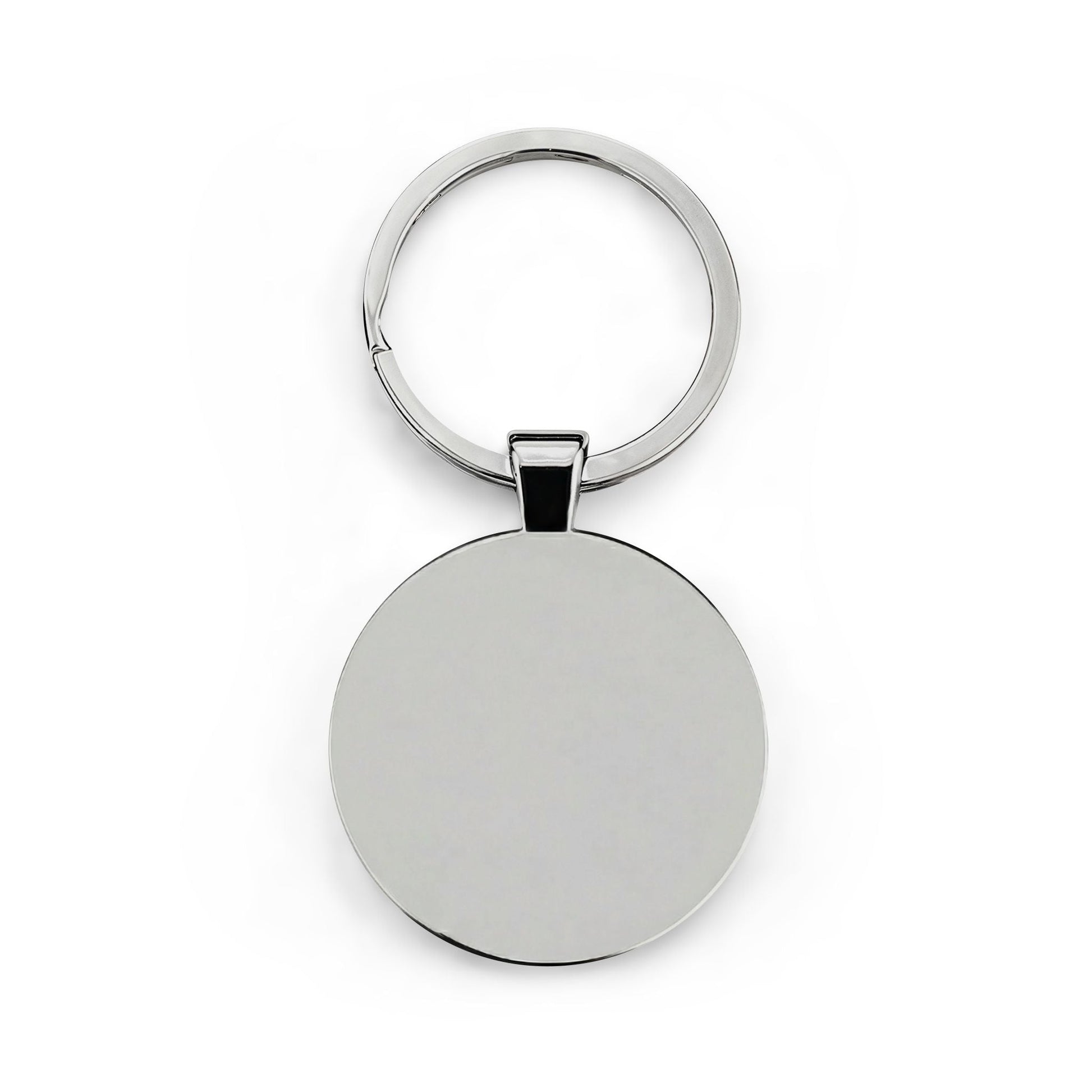Theo Guidance – Round Stainless Steel Keychain - SuzRevera