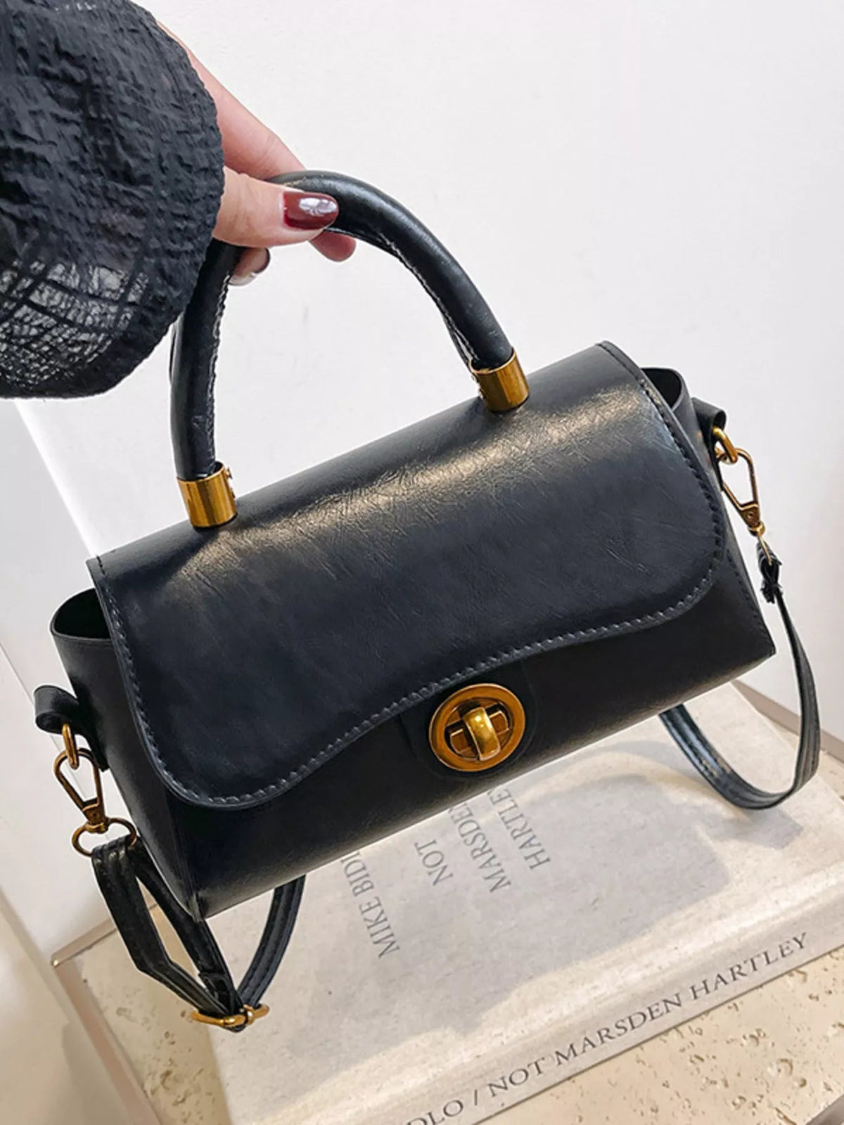 Top Handle Crossbody Bag - SuzRevera