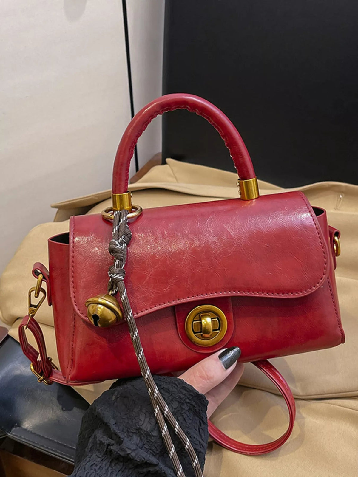 Top Handle Crossbody Bag - SuzRevera