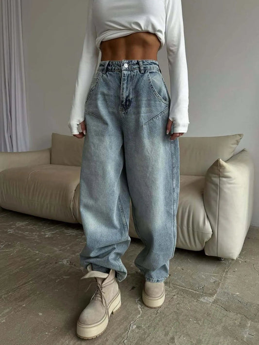 Wide Leg Jeans - SuzRevera