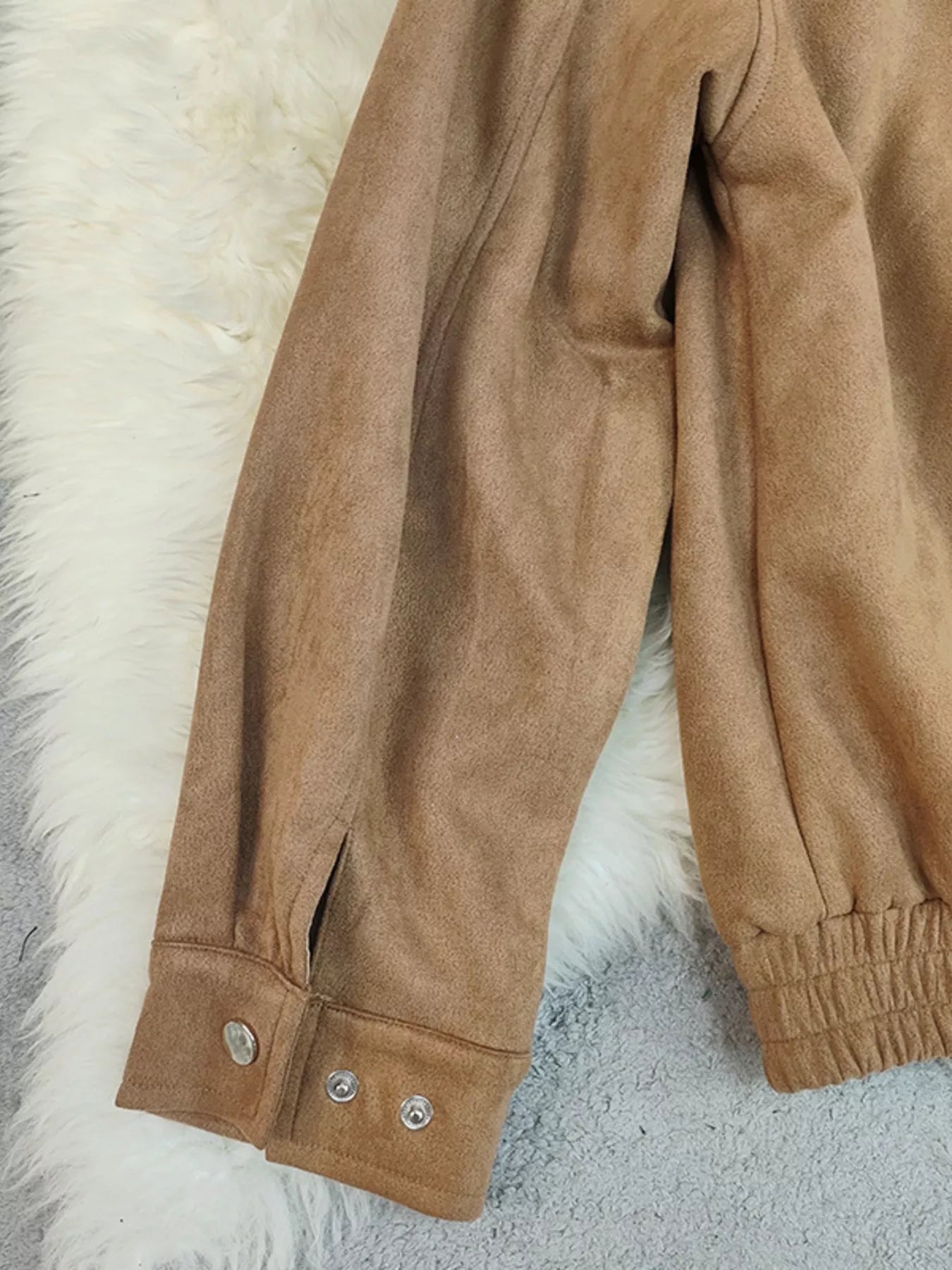 Zip Up Oversized Jacket - SuzRevera